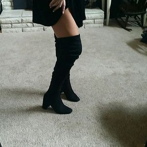 Size 6 Charlotte Russe OTK boots
